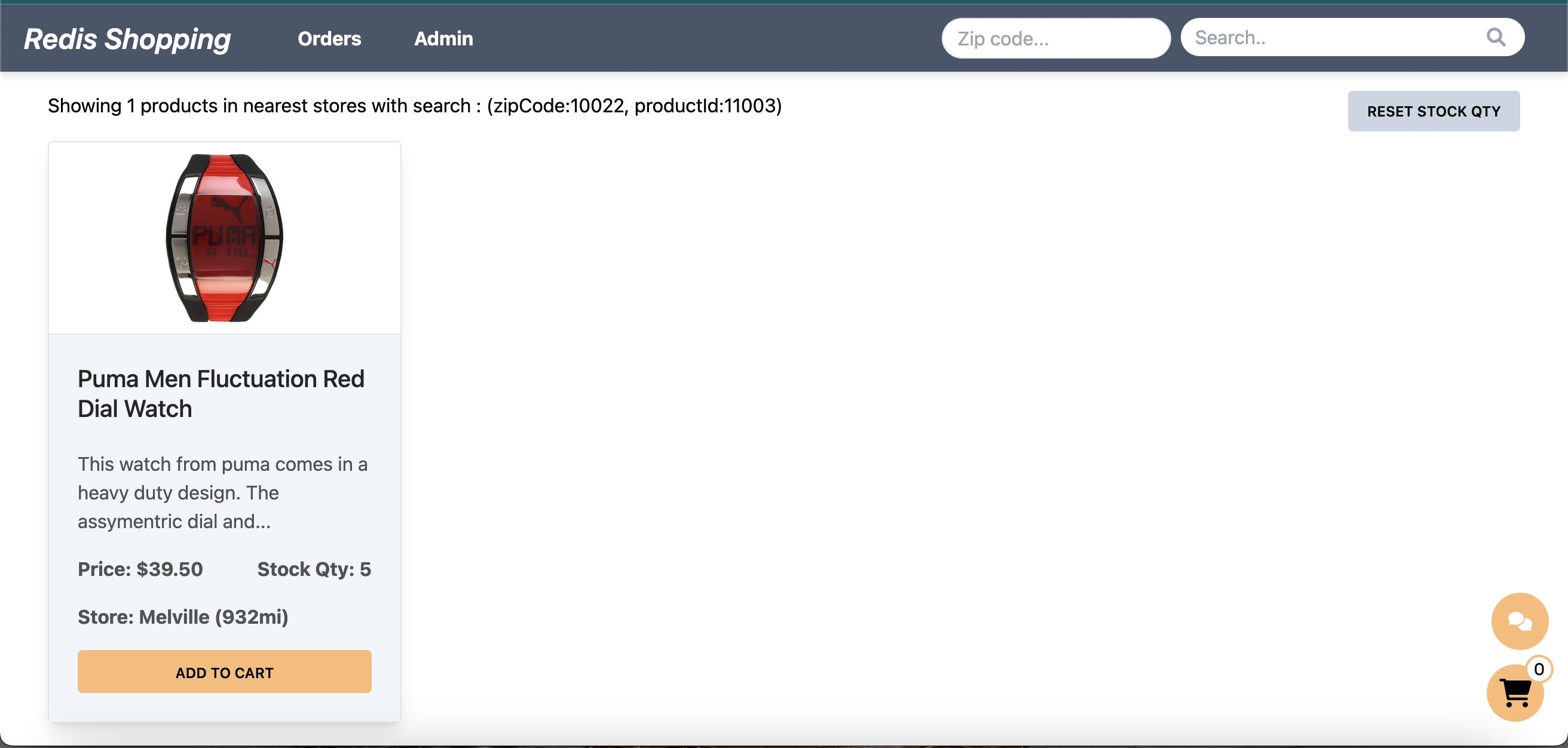 Redis Microservices E-commerce App Frontend - Product Details