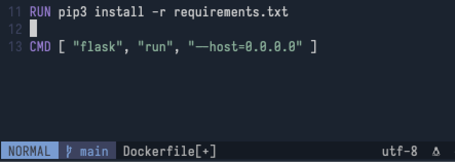 Screen grab showing the CMD command