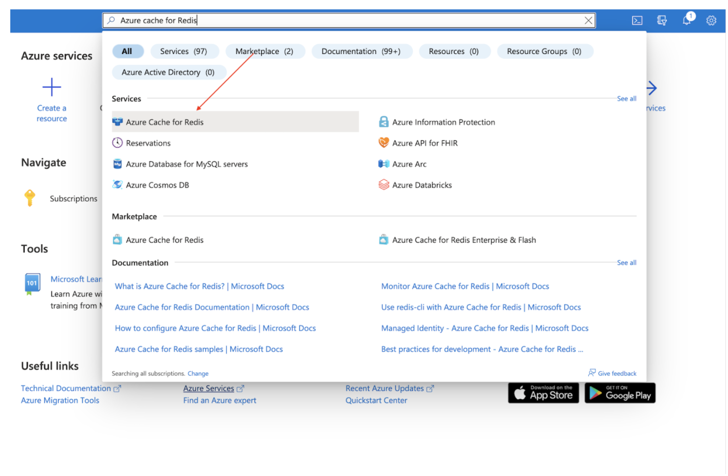 Azure Cache for Redis Service