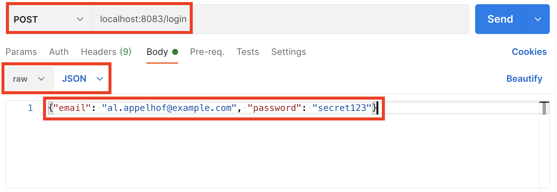 Login Request