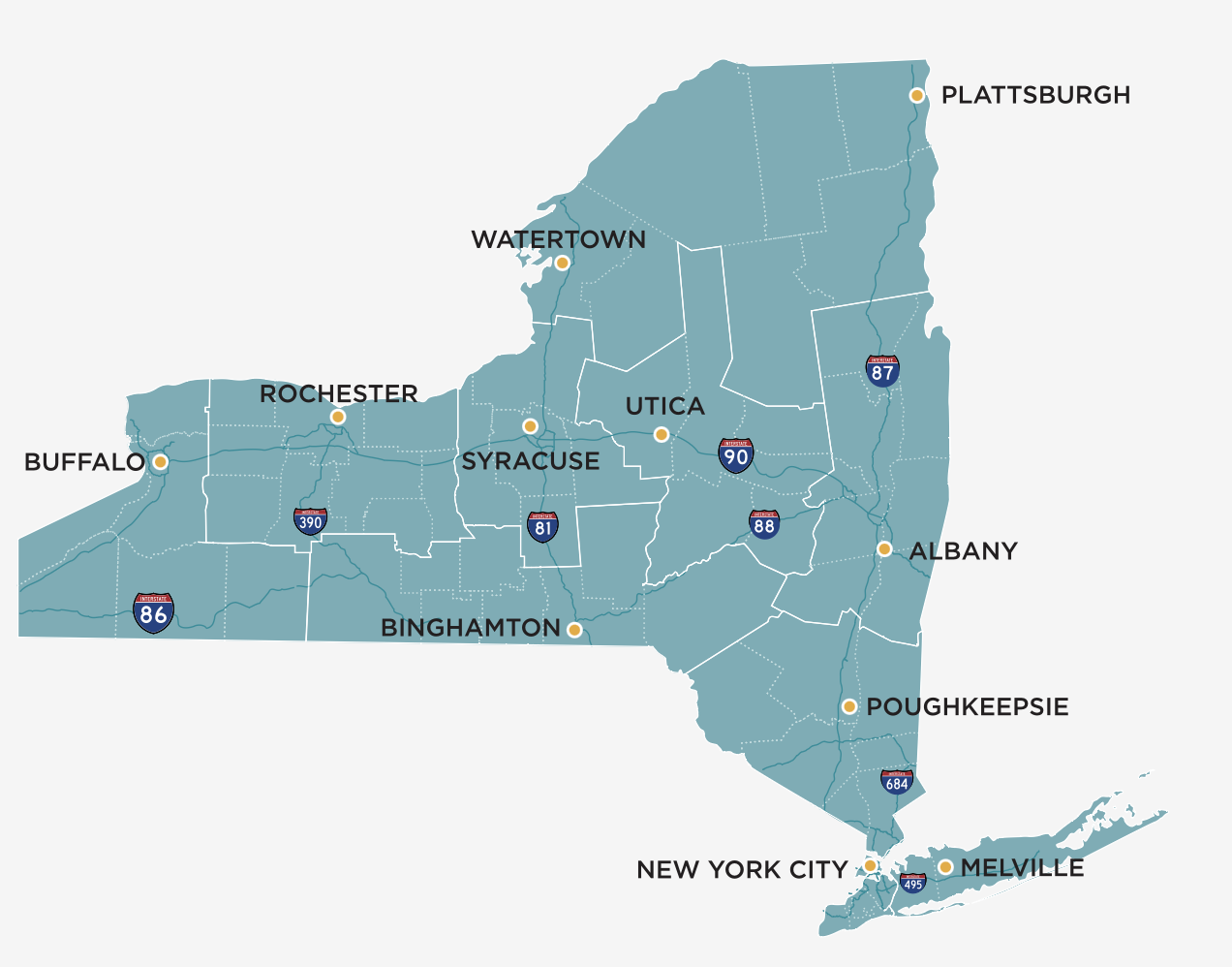 Regions in NewYork State