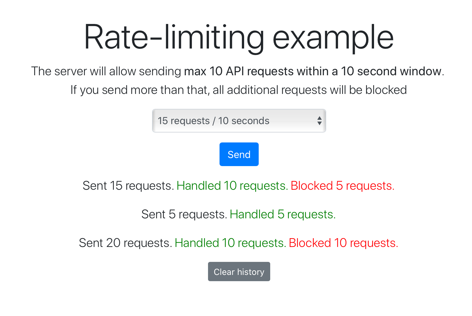 Rate Limiting