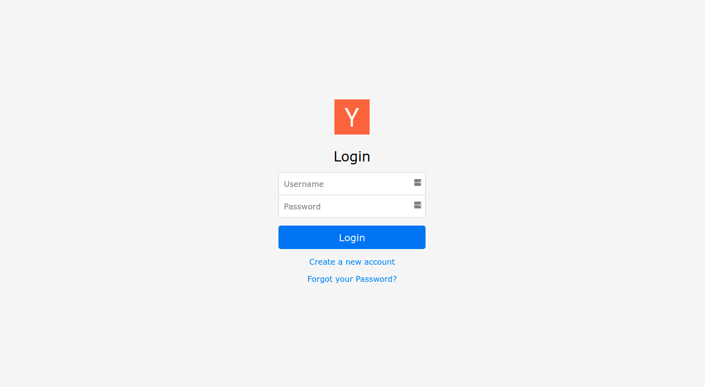Login Screen