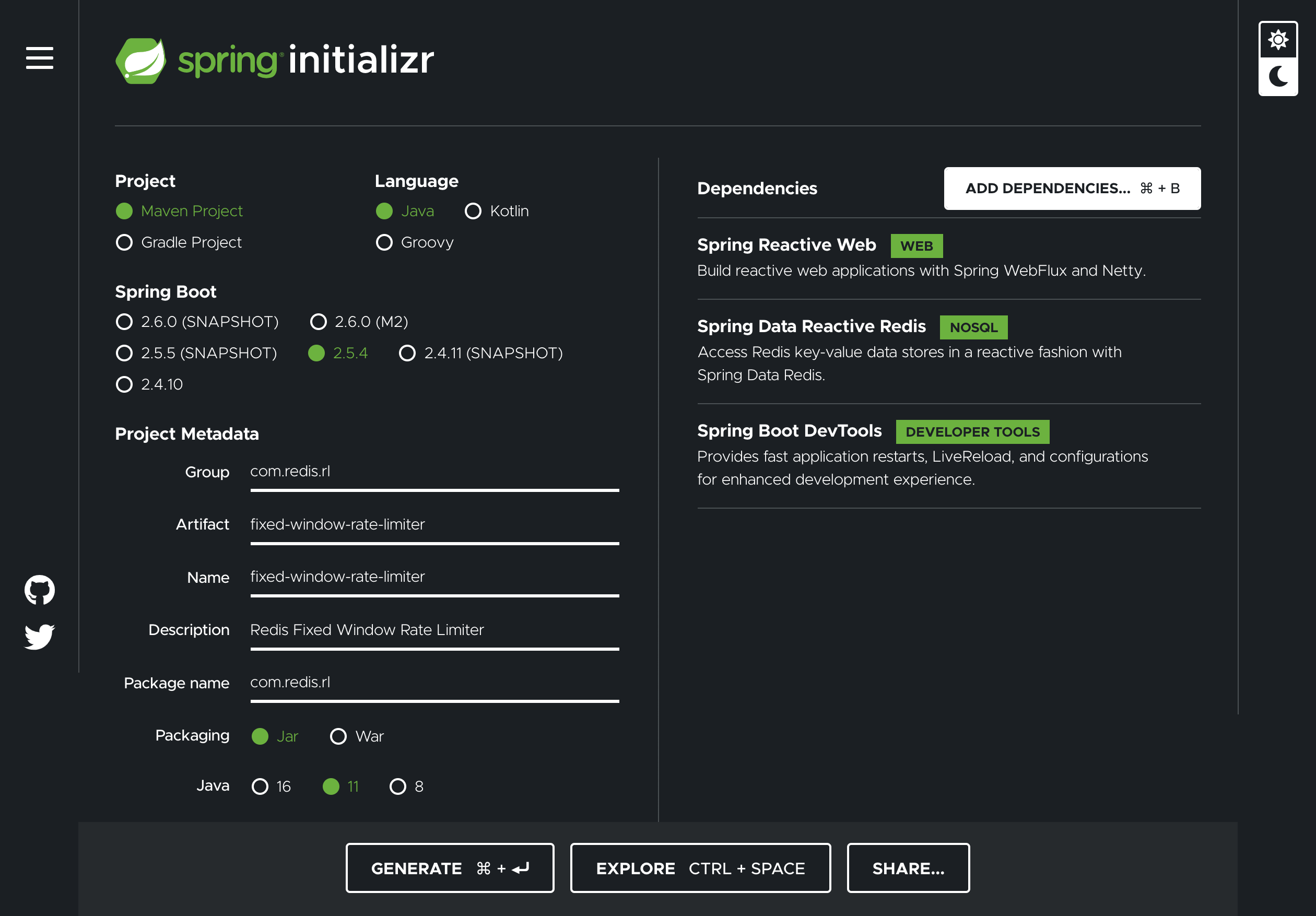 Spring Initializr