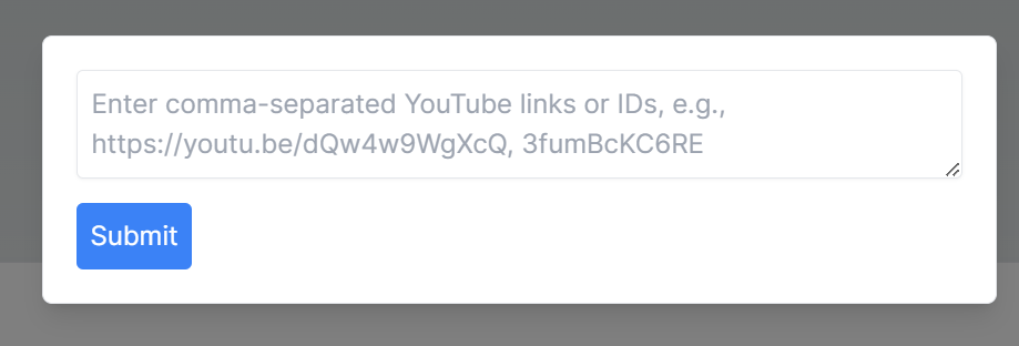 Upload videos screenshot